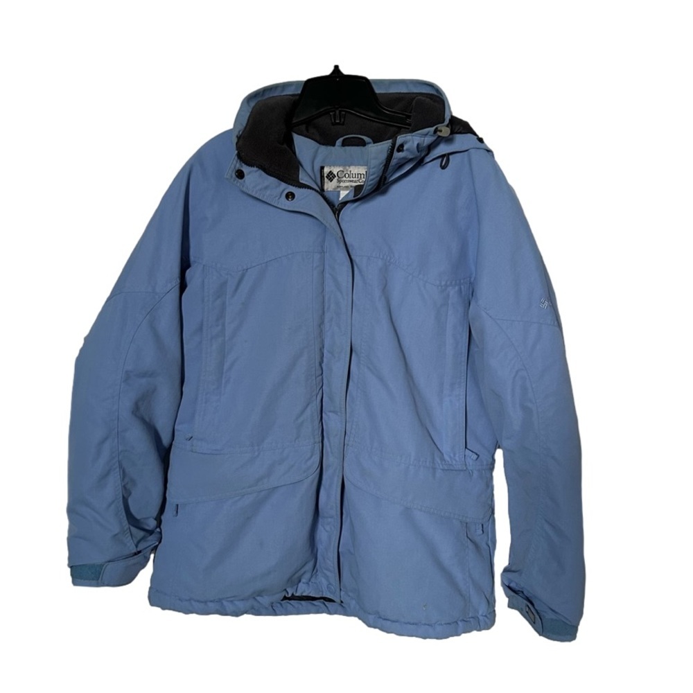 Columbia winter jacket - ice blue color - women’s XL - GUC